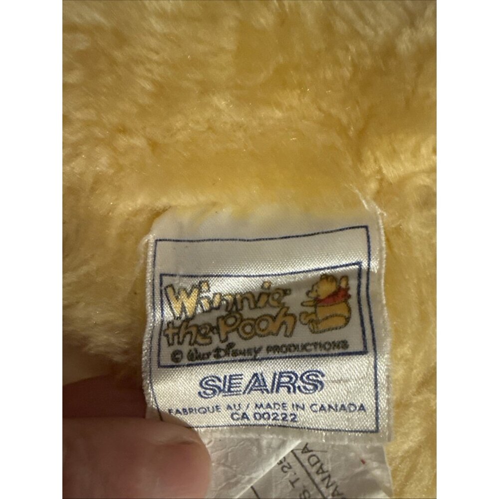 2 Lot 15” Winnie The Pooh Plush Vintage Disney Sears Canada 8” 2001 Fisher Price - Picture 6 of 14